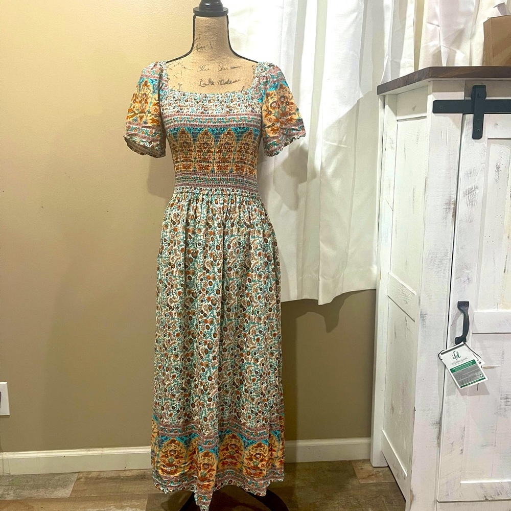 Euradite Dress, a boho inspired maxi! So comfy!